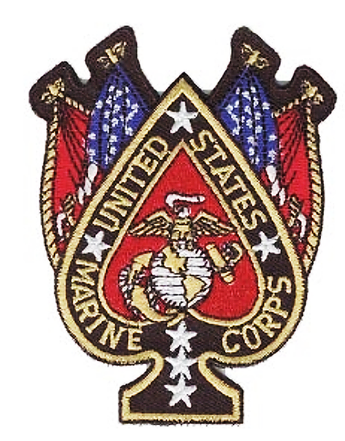 United States Marine Corp Spade and Flags Uniform Patch eBay