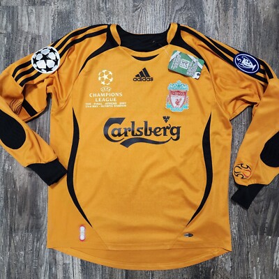 2007 Adidas Liverpool Goalkeeper Jersey Pepe Reina Kids L Spain