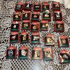 Lot Of 30 1990's Hallmark Miniature Ornaments Excellent With Original Boxes