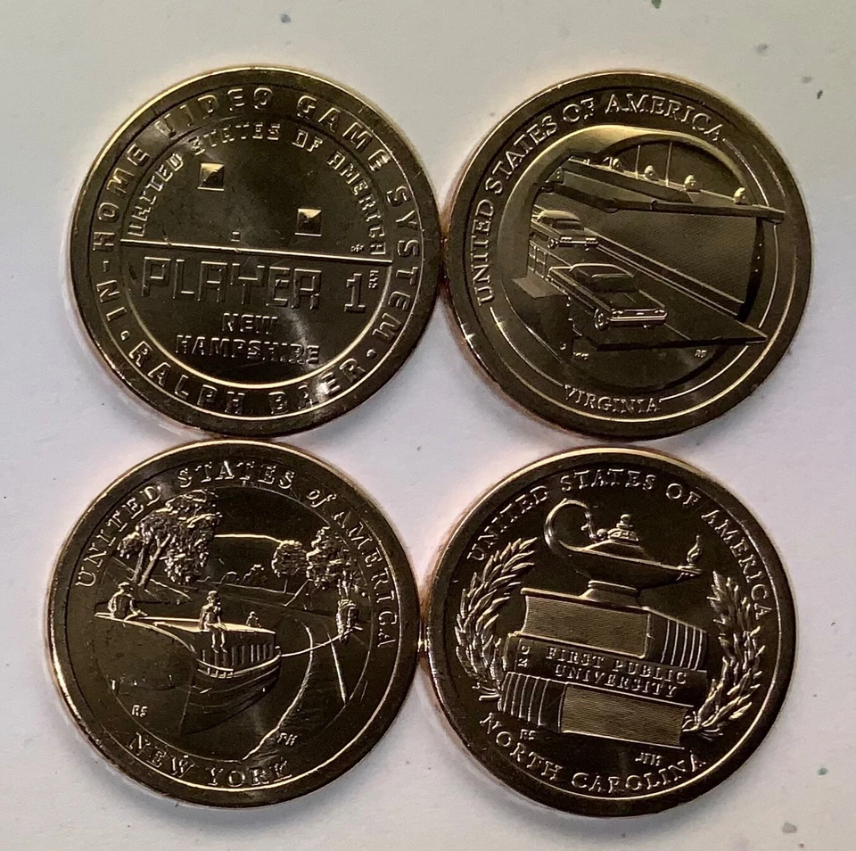 2018 - 2025 58 Coin PD Mint Uncirculated American Innovation Dollar Set - Image 4 of 4