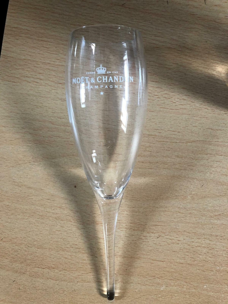 Lot De 6 Flûtes à Champagne Moët & Chandon, Verre Transparent, Occasion