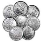 1/10 oz Silver GENERIC .999 Round x 5