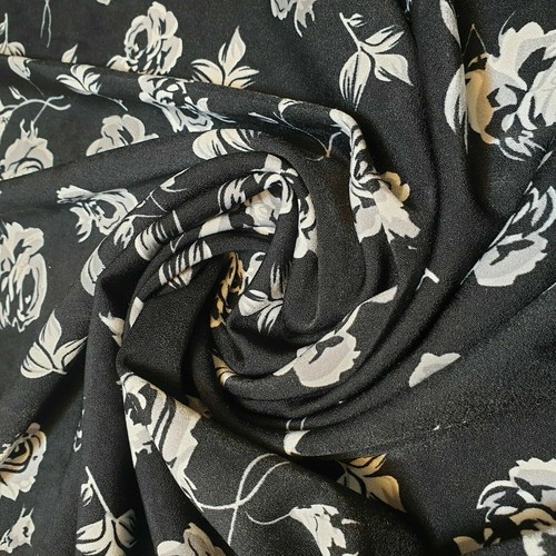Modal Rayon Viscose Jersey Material Rose Soft Dress Craft Fabric 58" Meter - Picture 11 of 17