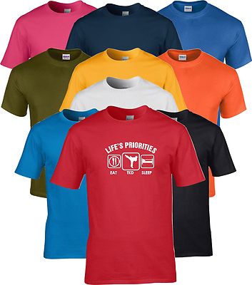 Tae Kwon Do LIFE'S PRIORITY TKD Kampfsport T-Shirt