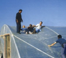 12 Mil CLEAR REINFORCED Plastic Greenhouse Film MEGA TOUGH
