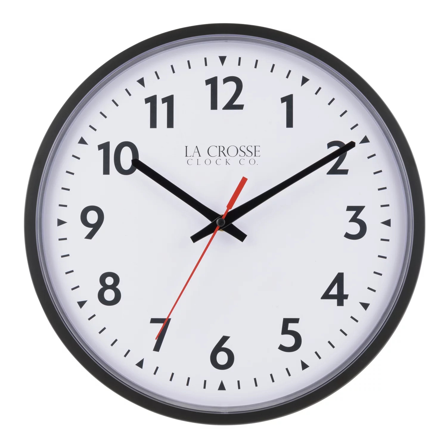 La Crosse Technology 13" Info Tech Commercial Quartz Analog Wall Clock NEW (8A)