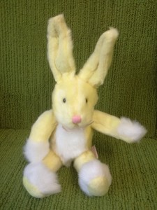 yellow bunny plush