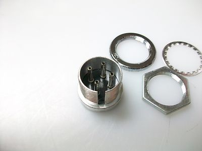 AMPHENOL  4 PIN MIC.  CHASSIS  CONNECTOR