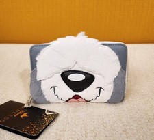 Cartera Loungefly Disney la Sirenita Max Perro Juegos con disfraces Peluche Cremallera Alrededor NUEVA