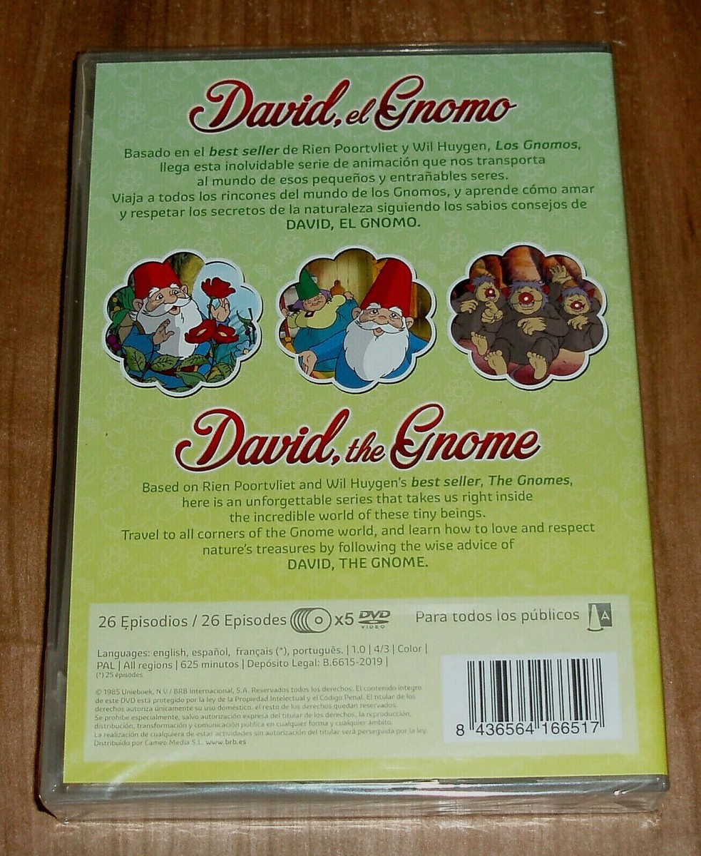 David The Gnome Complete Serie (1985) DVD PAL Set 5 Disc for