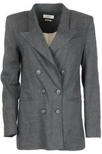 Isabel Marant Étoile Double Breasted Linen Blazer Fr 38 Uk 10