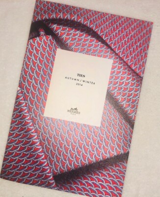 Hermes Ties Autumn Winter 2014 Collection Catalogue Booklet Magazine Collectible