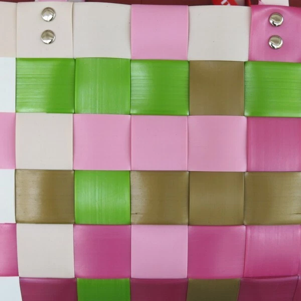 Witzgall ICE BAG 5008 39 Mini Shopper Tasche klein rosa grün braun Einkaufskorb - Bild 2 von 3