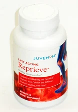 Juvenon Reprieve 60 Caps Fast-Acting Supplement Joint Pain Relief Solution 07/24