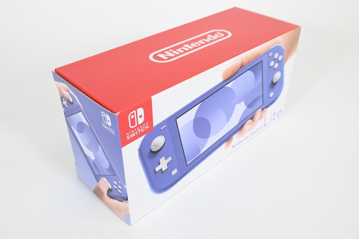 Nintendo Switch Lite HDH-001 Blue Console w/ HAC-002 Adapter