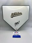 Mason Miller Oakland A's Vegas Athletics Signed Autographed Home Plate Psa Coa