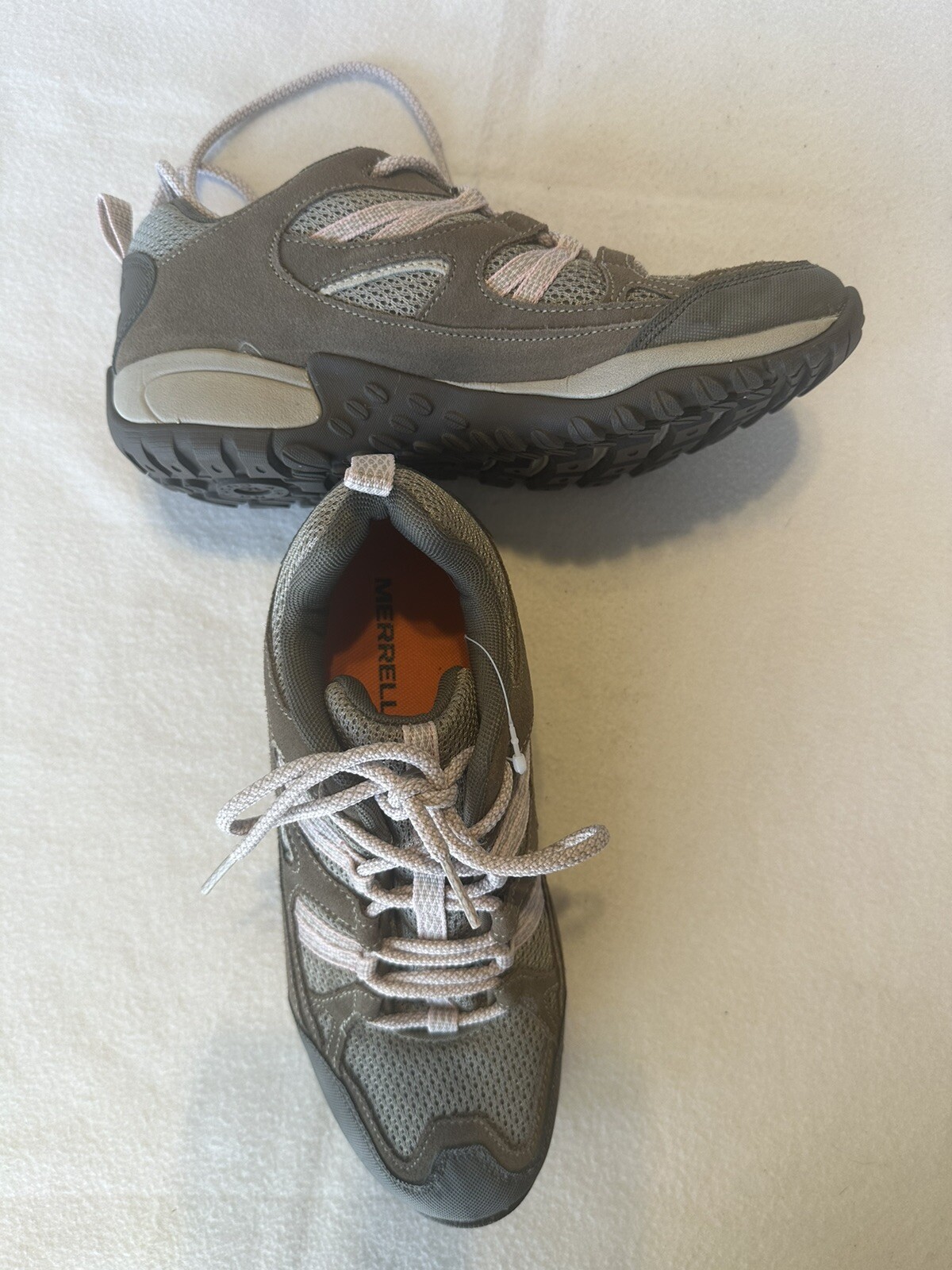 Scarpe da trekking da donna Merrell taglia 8 5 biscotto lilla pallido"
