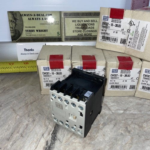 WEG CWC07-10-30L03 Minicontactor CWC071030L03 NEW In Box! 24v Dc (LC) - Picture 2 of 10