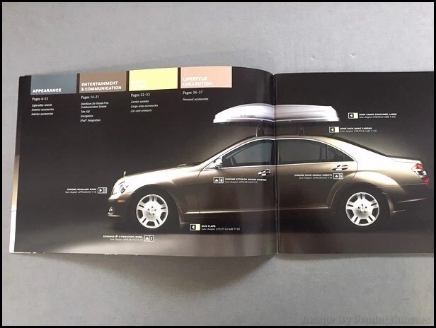 2006 Mercedes Benz S600 S500 Factory Original Accessories Brochure Catalog Foto 2 de 4