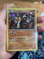 TERRAKION BW71 - Black Star Promo - Shatter Cracked Ice Holo - Pokemon Card
