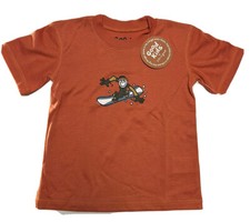 NWT  GOOD KIDS by LIFE IS GOOD SLEEP ORANGE Surf Guy T-shirt XL 12-14