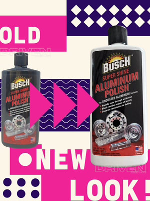 Busch Super Shine Aluminum Polish 2本 BUSCH ALUMINUM METAL POLISH Super Shine For uncoated aluminum