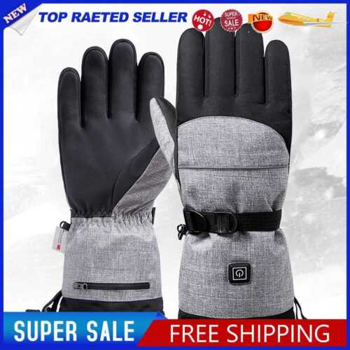 Electric Gloves Heater Safe Comfortable Temperature Regulation for Ski Snowboard - Picture 1 of 18