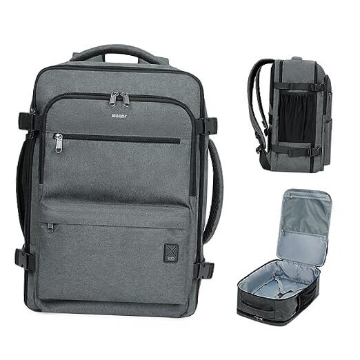 Travel Backpack For Spirit Airlines Personal Item Bag 18x14x8 with Wet Grey-image