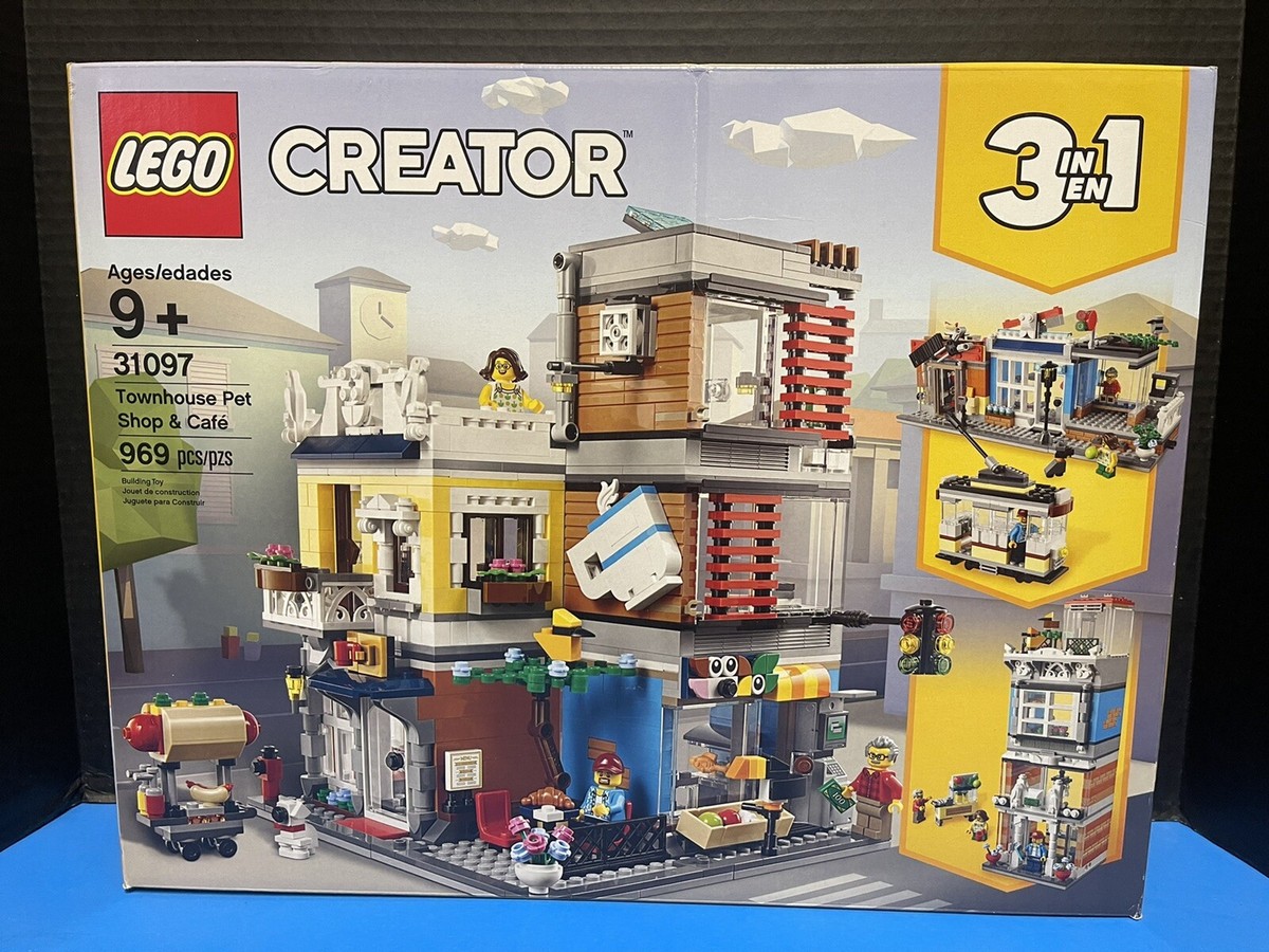 LEGO Creator 31097 Townhouse Pet Shop Cafe NEW Sealed RETIRED