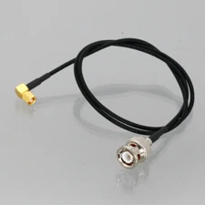 RF coaxial Cable BNC male to SMC female right angle RG174 6"~10FT radio antenna