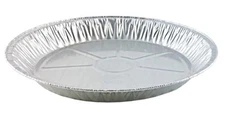 Handi-Foil 12" Aluminum Foil Pie Pan Extra-Deep Disposable Tin Plates HFA # 4003