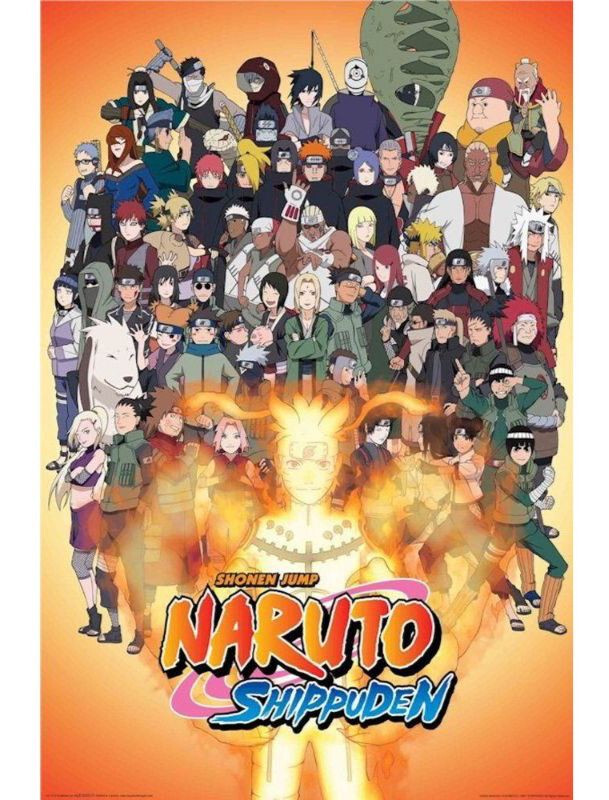 Naruto Shippuden Anime Manga Toda La Mega Coleccion (770 Capitulos) DVD  ESPAÑOL