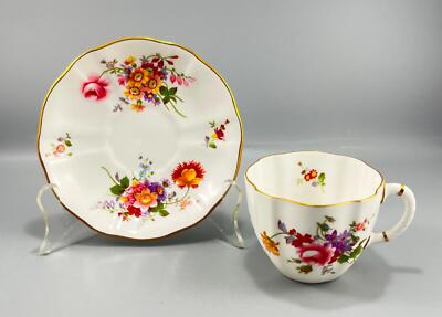 Vintage Royal Crown Derby Bone China Derby Posies Pattern Tea Cup