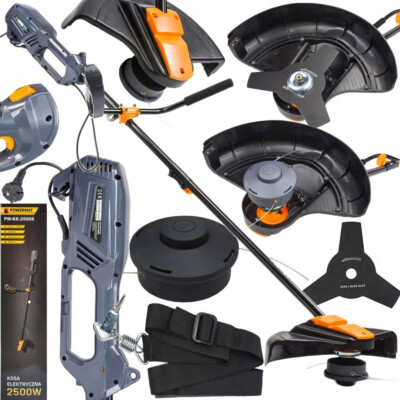 Rasentrimmer Elektro Motorsense Freischneider Trimmer Set Zubehör Faden 2500W