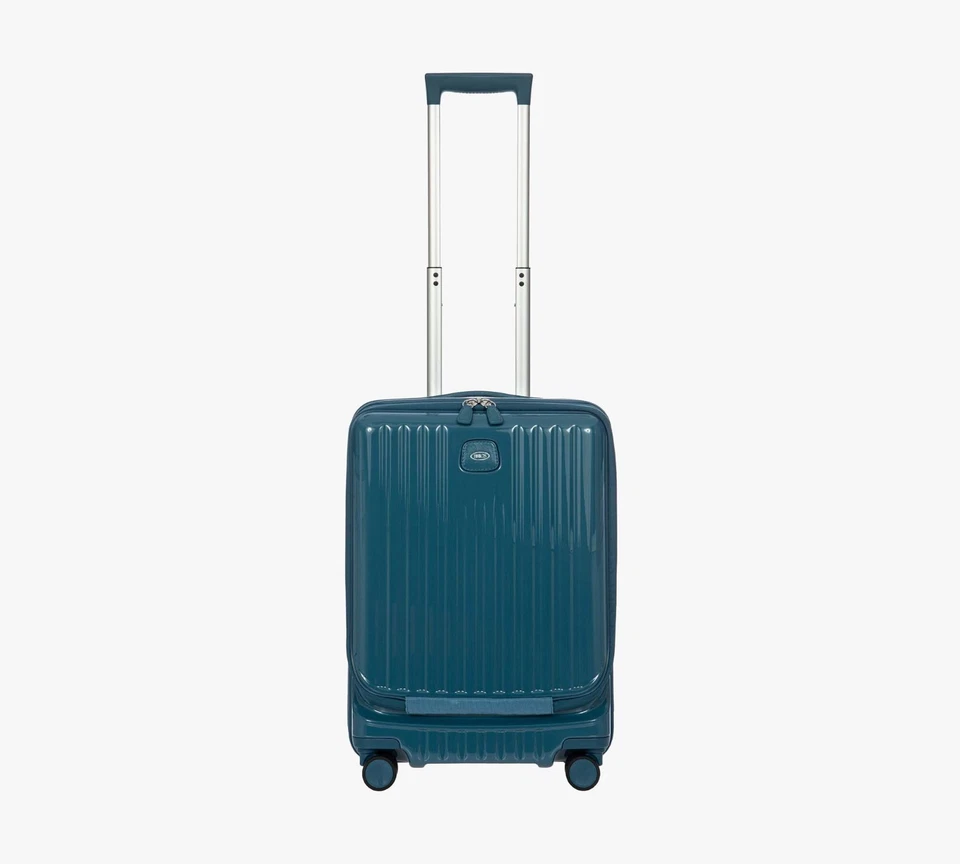 NEW Bric's Positano 21" Spinner w/Pocket Carry-on in Sea Green - Image 2 of 4