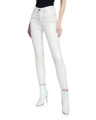 Women's Genuine Leather Leggings Soft Lambskin Sleek Office Look