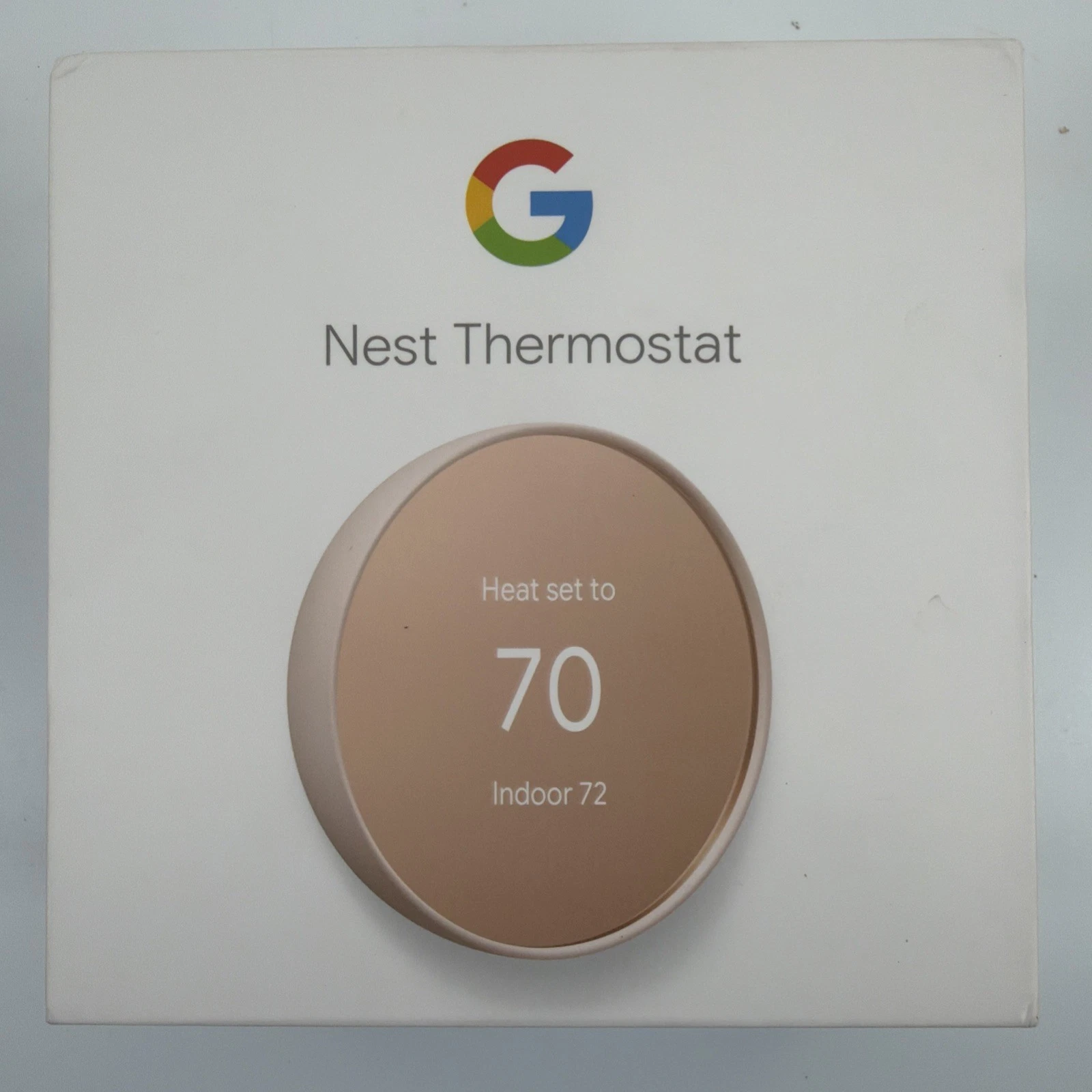 Google Nest Smart Thermostat, Sand Color WiFi