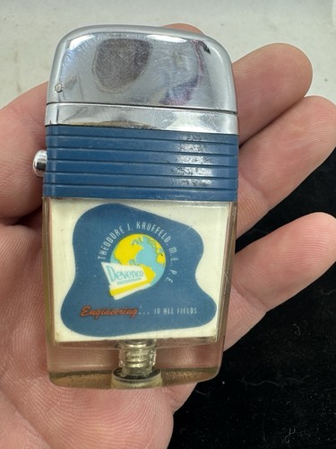 Scripto VU-Lighter Vintage Promotional Lighter Theodore J. Kauffeld Engineers