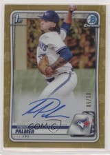 2020 Bowman Draft Chrome Picks Gold Refractor /50 Trent Palmer #CDA-DCR Auto xs6