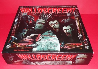 HALLOSCREEM! * Halloween Brettspiel 2008 * komplett * Horror * Monster *