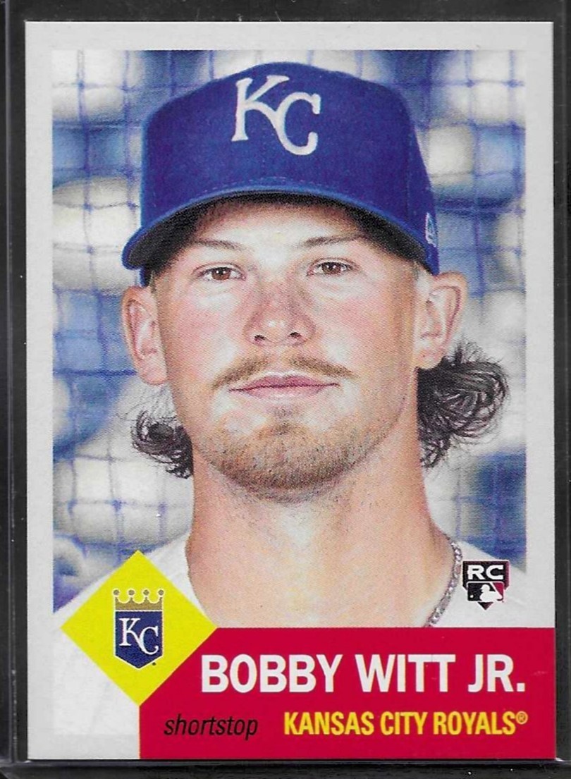 2022 TOPPS LIVING SET # 512 BOBBY WITT Jr. Rookie 16,493 PR Kansas City Royals c