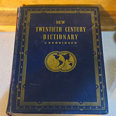 Webster's New Twentieth Century Dictionary Unabridged Illustrated HC 1941