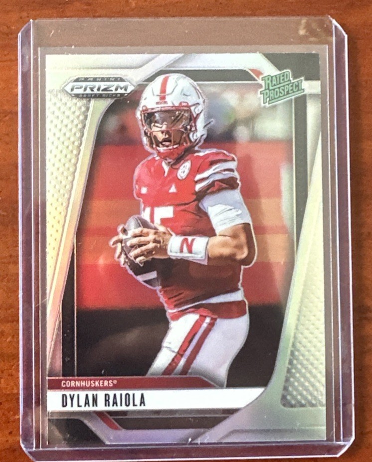 2025 Panini Prizm Draft Picks Football Dylan Raiola Rated Prospect Silver #158 J