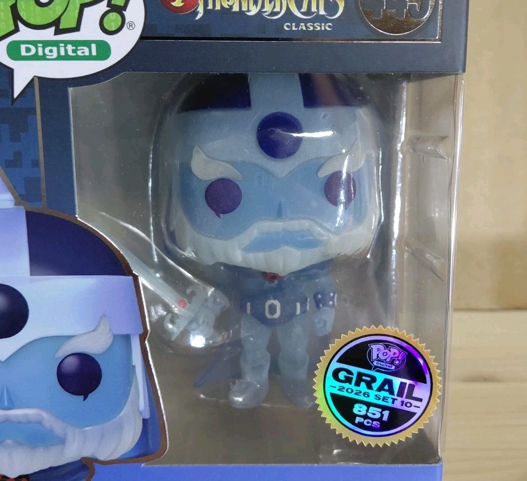 Funko Pop Digital Thundercats Grail #445 Ghost Jaga Glow in the