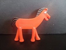 Vintage Playskool Pokey Rubber Figure Prema Toy Co 1989 2.5" Gumby