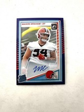 2025 Panini Donruss Optic - Rated Rookie Mason Graham /50 #206 Holo Prizm (RC)