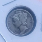 1942-S Mercury Dime 90% Silver Coin, Nice Coin, XF,