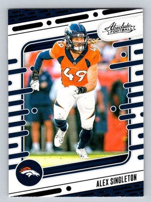 2024 Panini Absolute #32 Alex Singleton Blue