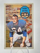 1970 Kellogg's 3-D Super Stars Harry Jacobs #26 Buffalo Bills