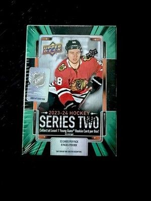 (1) 2023-24 Upper Deck Series 2 Hockey NHL Exclusive Blaster Box SEALED